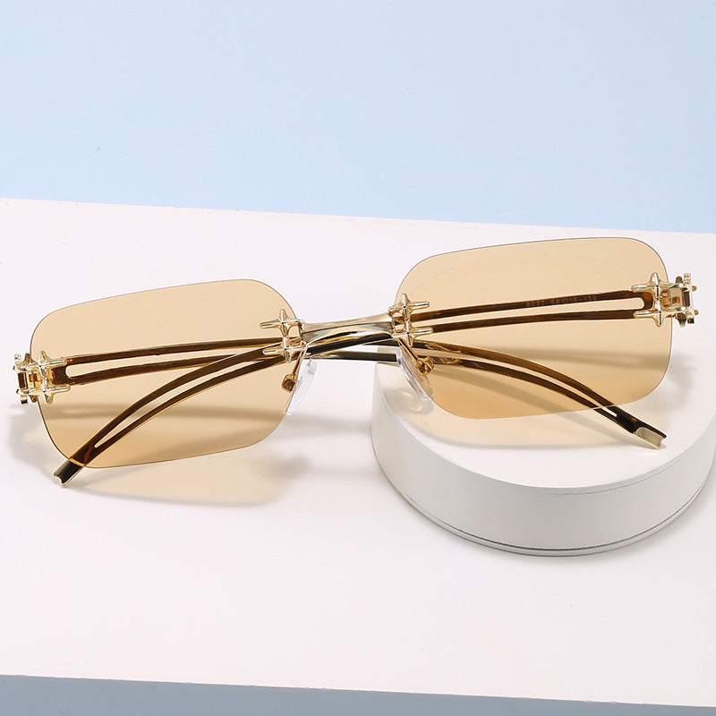 Siopsrl | Fashionable metal sunglasses with rectangular frame Siopsrl