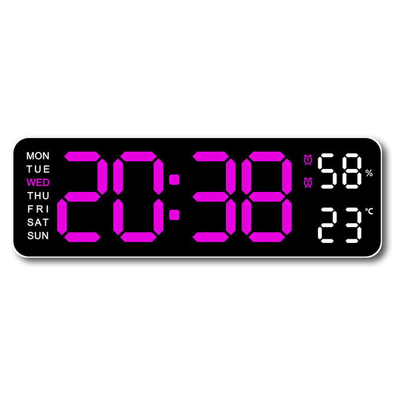 Siopsrl | Digital alarm clock with room temperature and humidity display Siopsrl