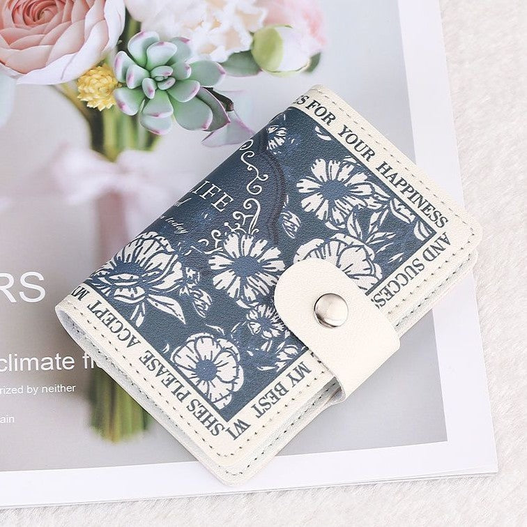 Siopsrl | Elegant Rose Print Wallet Siopsrl