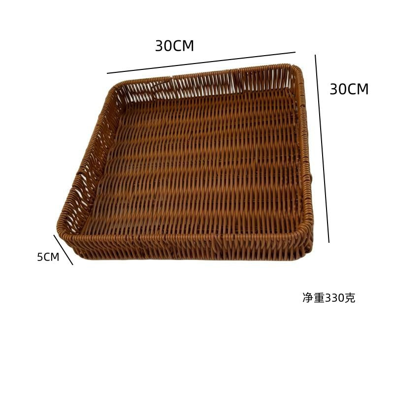 Woven Storage Basket for Toys, Clothes, and Books