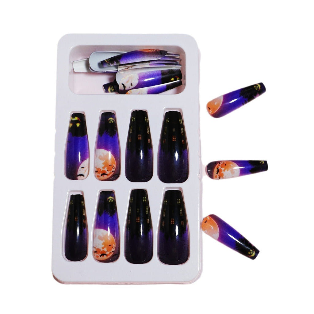 Siopsrl | Artistic Press-On Nail Design with Dripping Effect Siopsrl