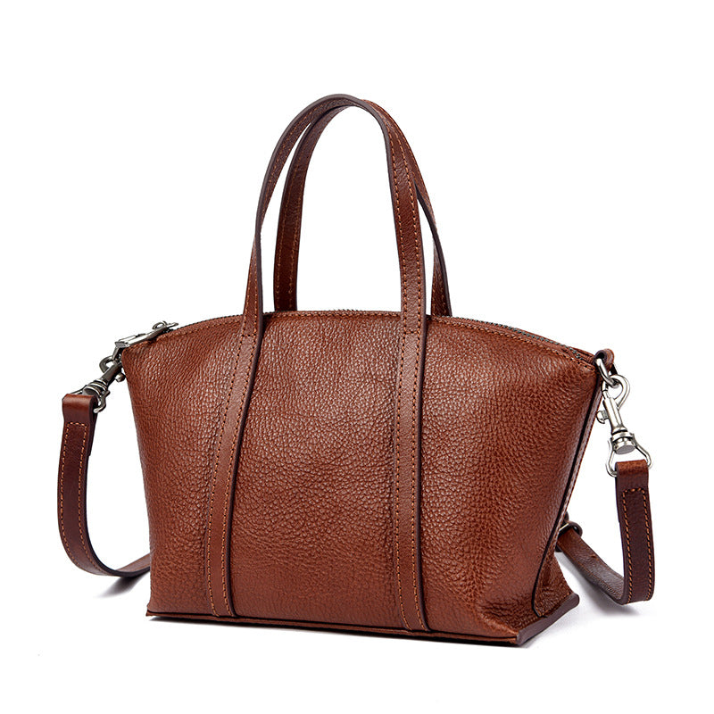 Textured Leather Handbag Siopsrl
