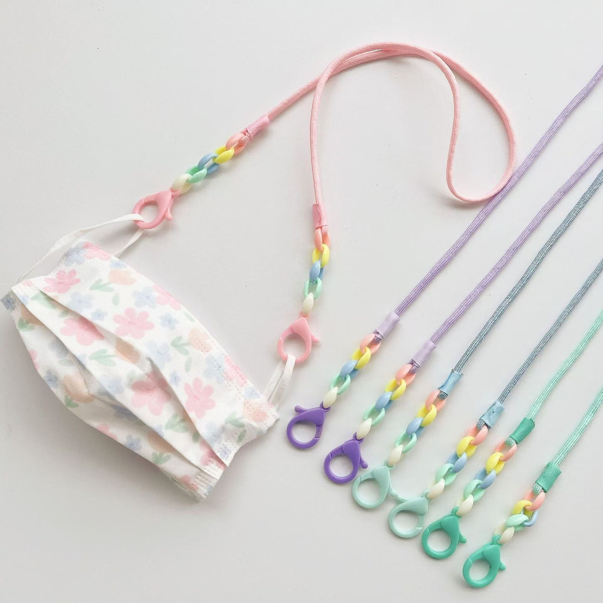 Siopsrl | Glasses holder chain with Colorful beads and sturdy clips Siopsrl