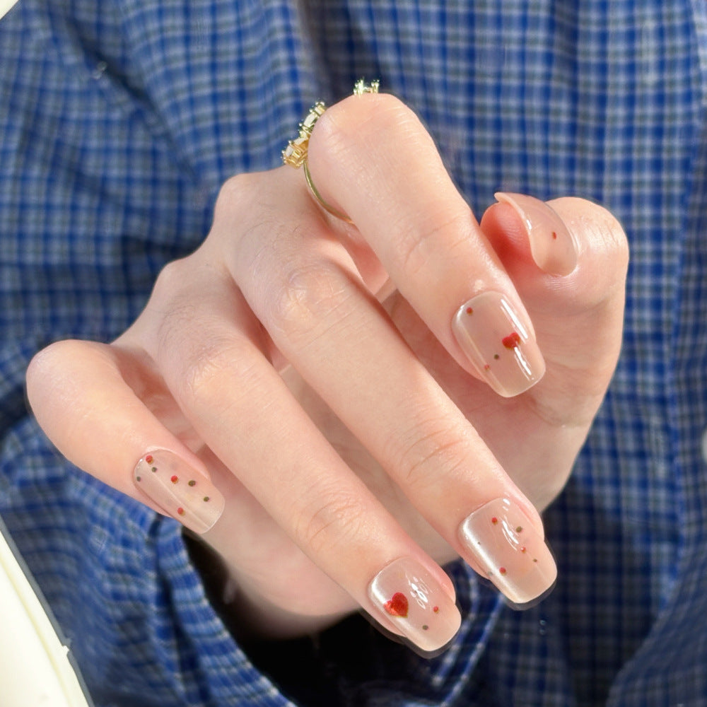 Siopsrl | Elegant Stiletto Press-On Nails with Decorative Floral Accents Siopsrl