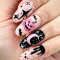 Creative Halloween Design Gel Nails Siopsrl