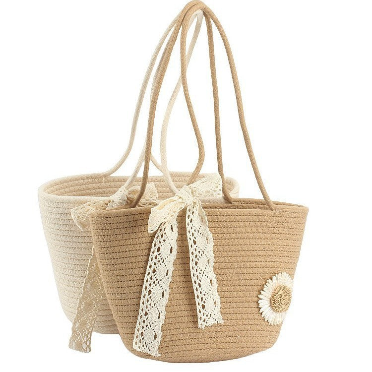 Crochet basket bag Siopsrl