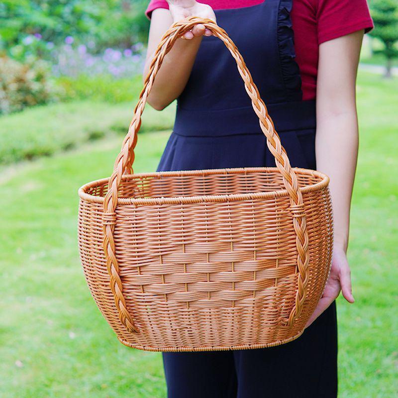 Siopsrl | Handwoven Natural Wicker Storage Basket Siopsrl
