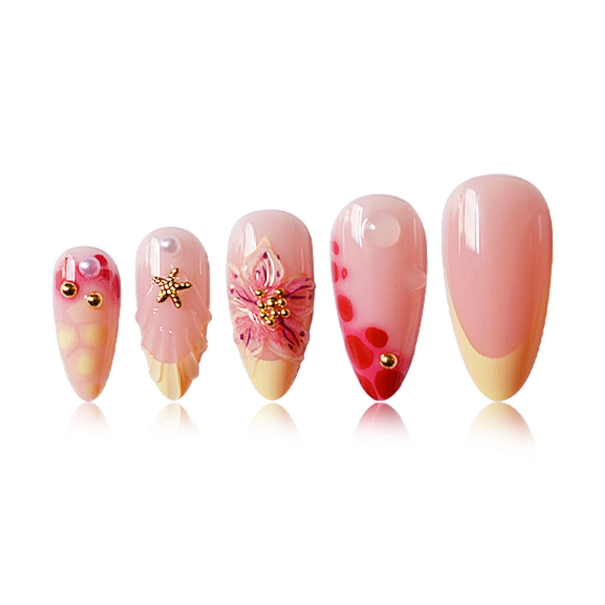Siopsrl | Artistic Floral Nail Art Extensions Siopsrl Siopsrl | 7879Siopsrl | 3534