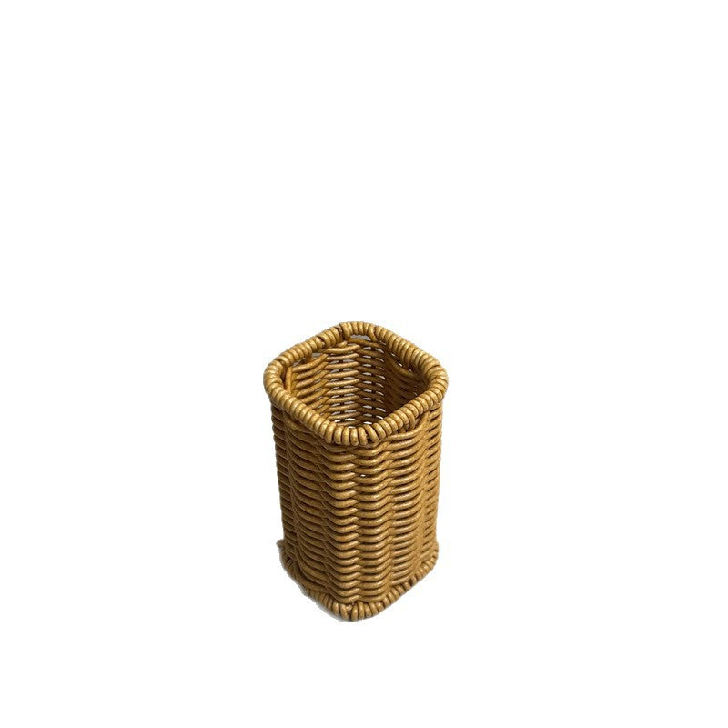 Stylish Rectangular Woven Storage Organizer Siopsrl