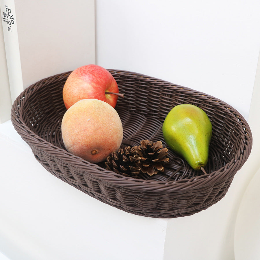 Oval Woven Fruit Storage Siopsrl