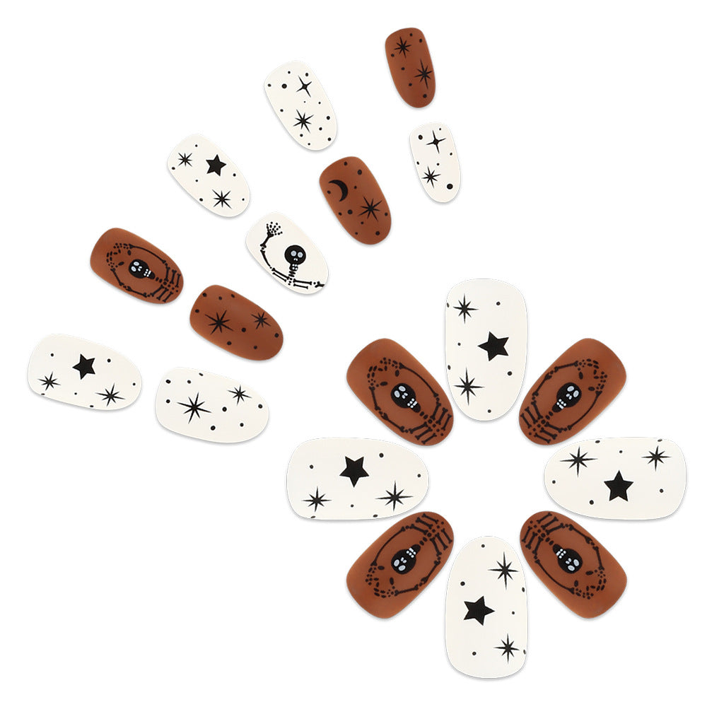 Themed Halloween Press-On Nail Art Set Siopsrl