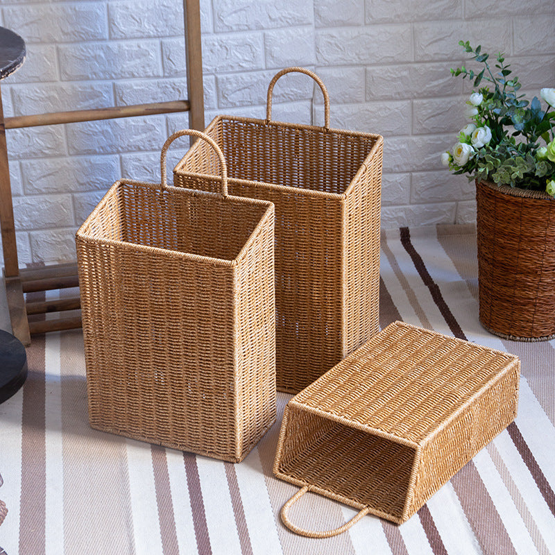 Unisex storage basket with practical carrying handle Siopsrl