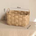 Handcrafted Natural Fiber Storage Basket