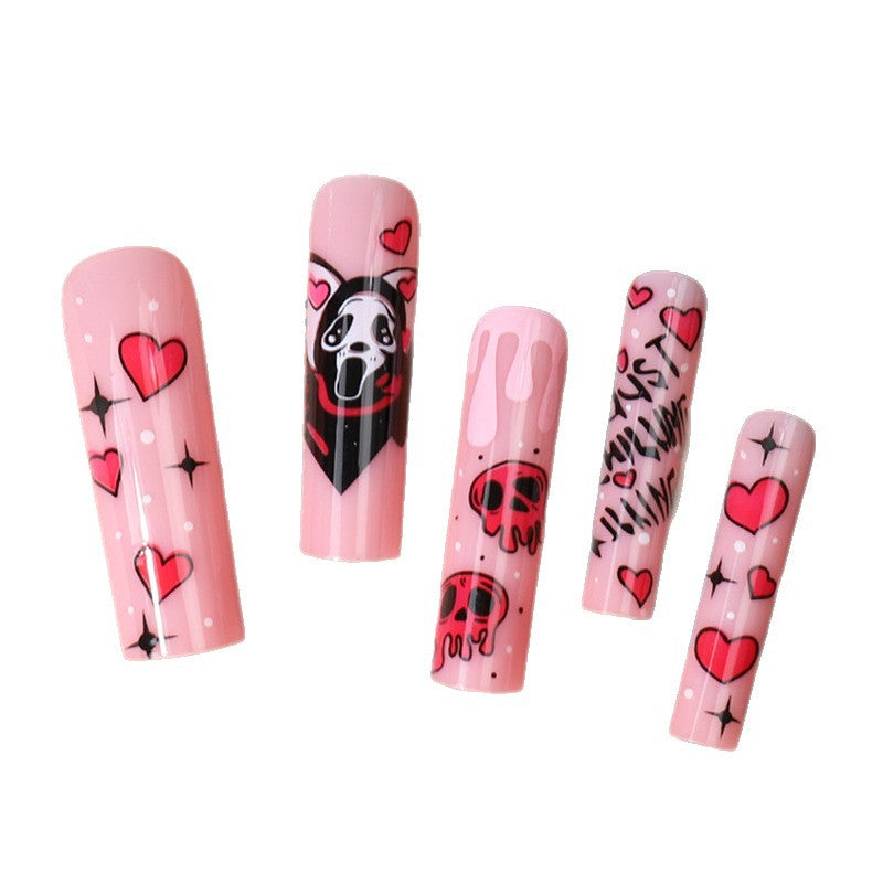 Siopsrl | Artistic Patterned Press-On Nails Siopsrl