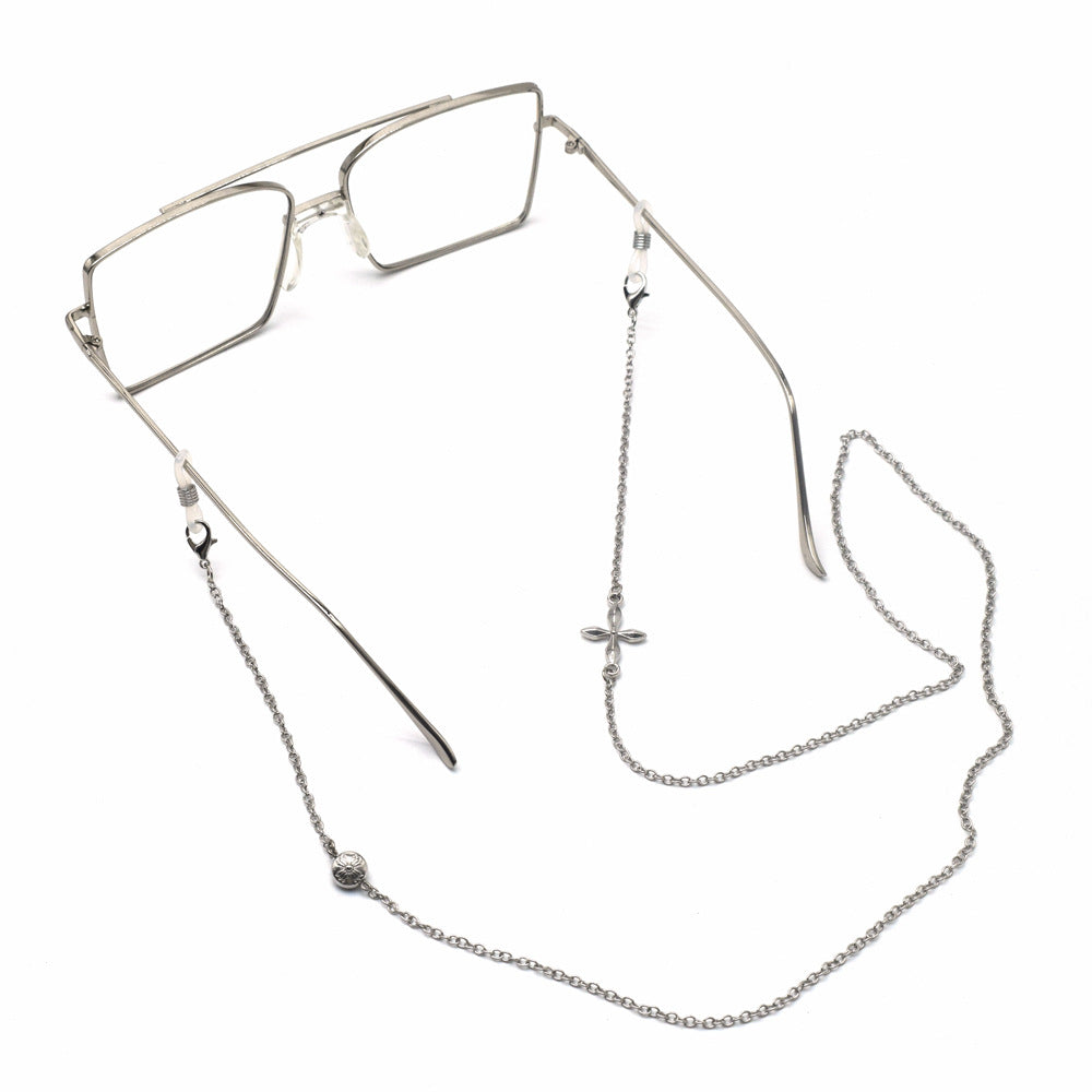 Siopsrl | Premium Silver Layered Eyewear Chain Siopsrl
