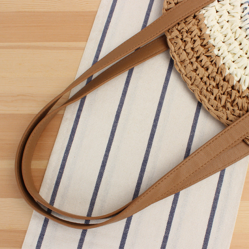 Siopsrl | Round straw bag Siopsrl