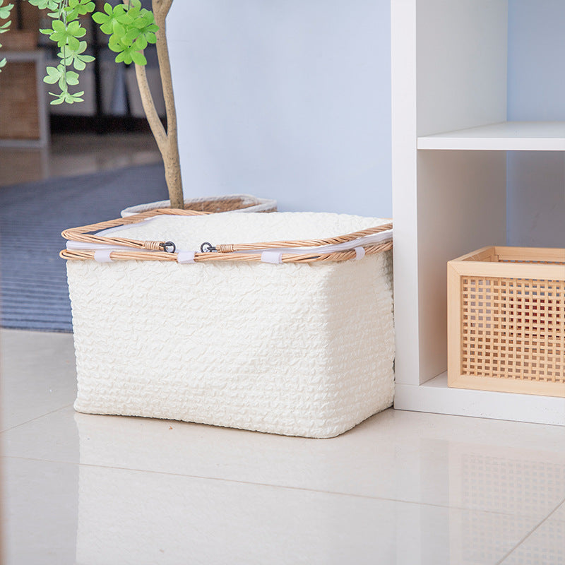 Textured Woven Storage Bin Siopsrl