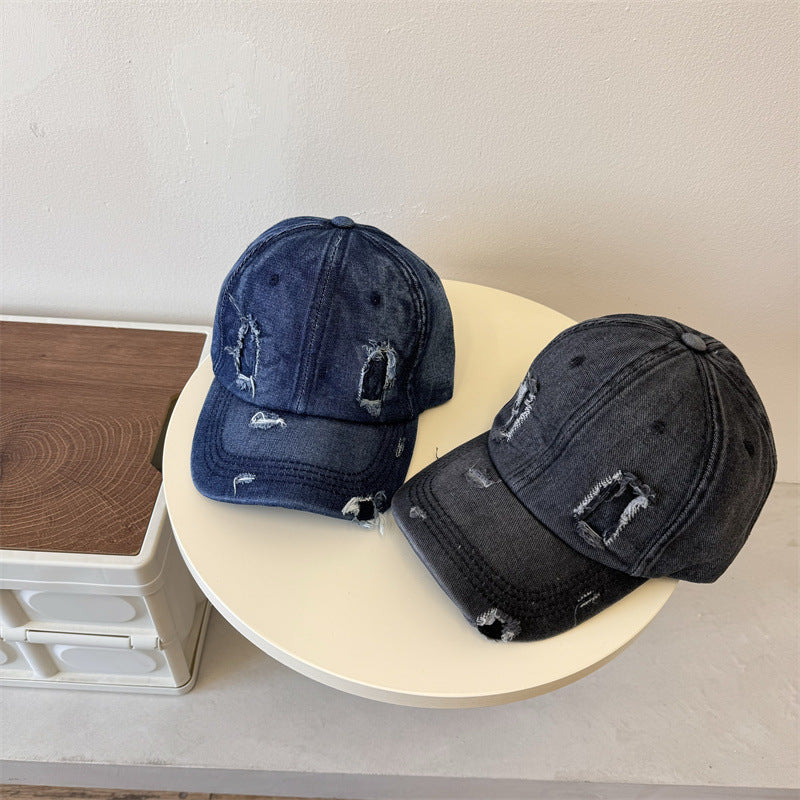 Siopsrl | Men's Distressed Denim Baseball Cap Siopsrl Siopsrl | 78392Siopsrl | 899