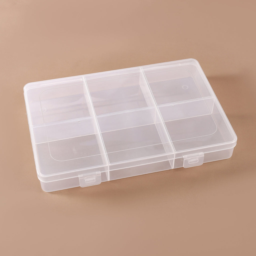 Multi-Compartment Transparent Organizer Box Siopsrl
