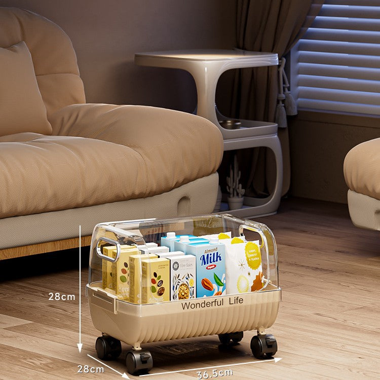 Multi-Tier Storage Organizer with Transparent Baskets Siopsrl