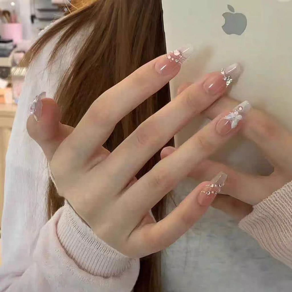 Siopsrl | Artistic Floral Press-On Nail Set Siopsrl Siopsrl | 78739498Siopsrl |