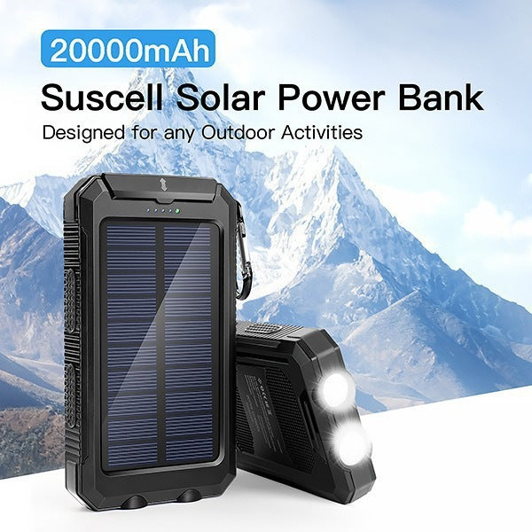 Siopsrl | Solar-powered power bank with dual USB connection Siopsrl
