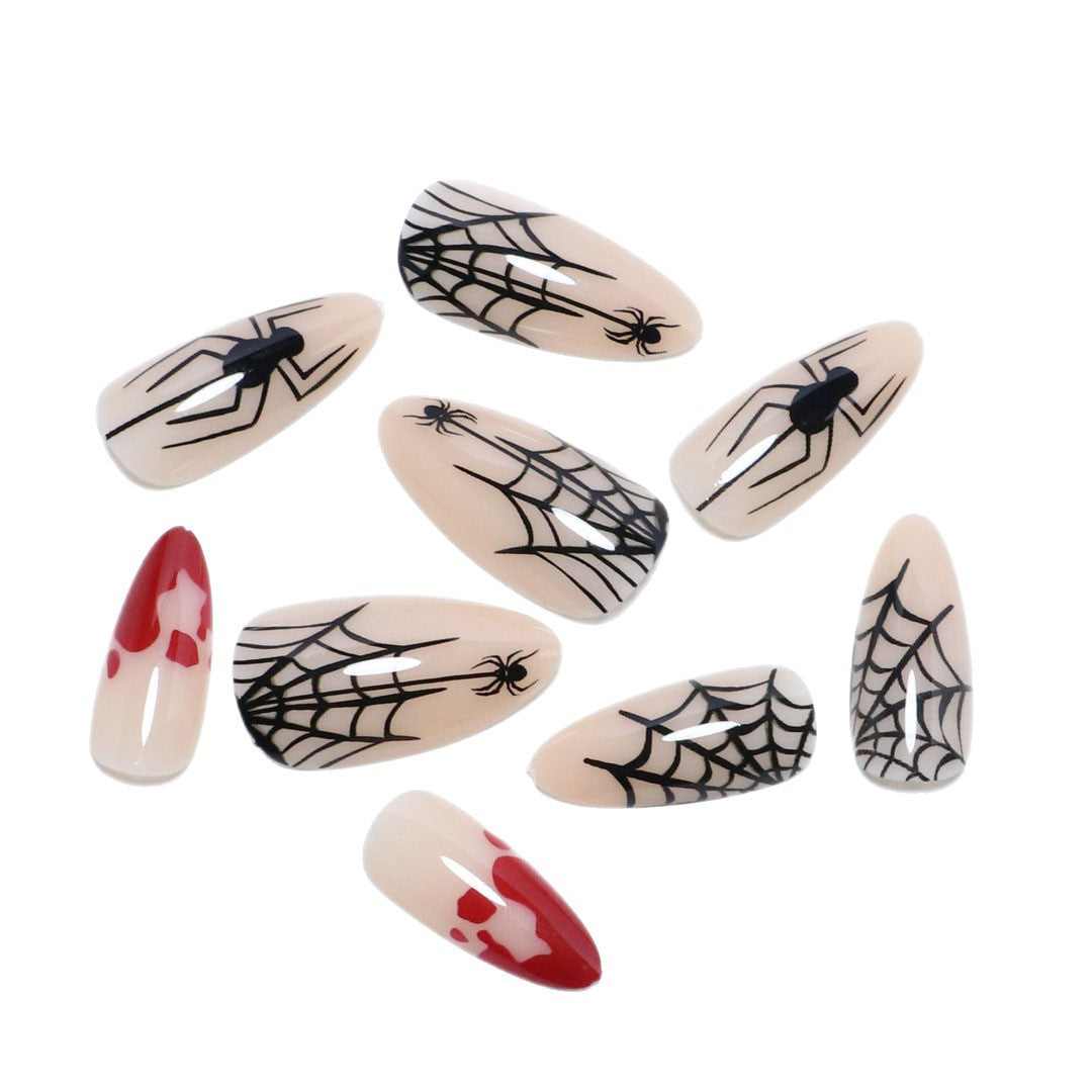 Halloween-Themed Artistic Press-On Nail Set Siopsrl
