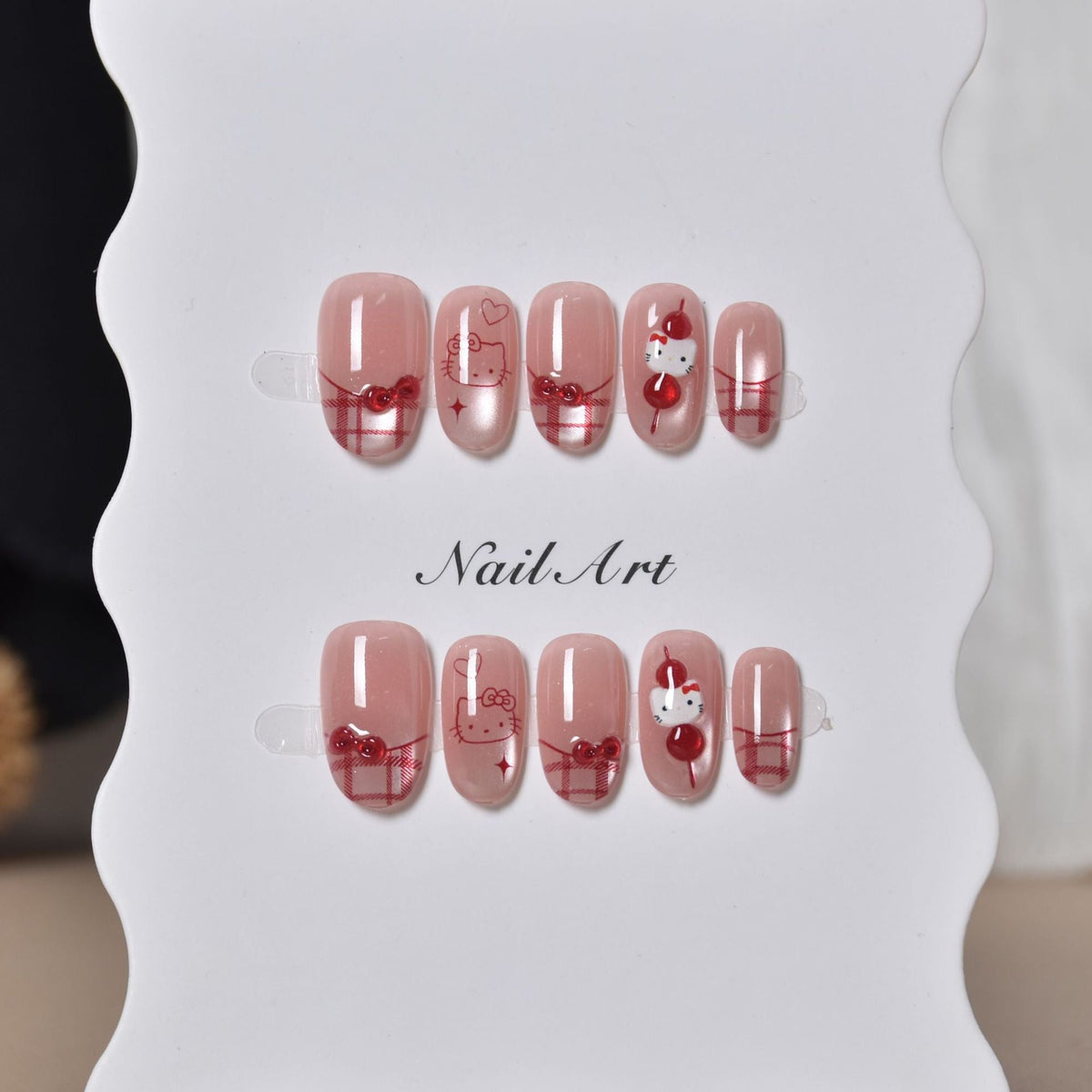 Siopsrl | Whimsical Character Press-On Nail Art Siopsrl
