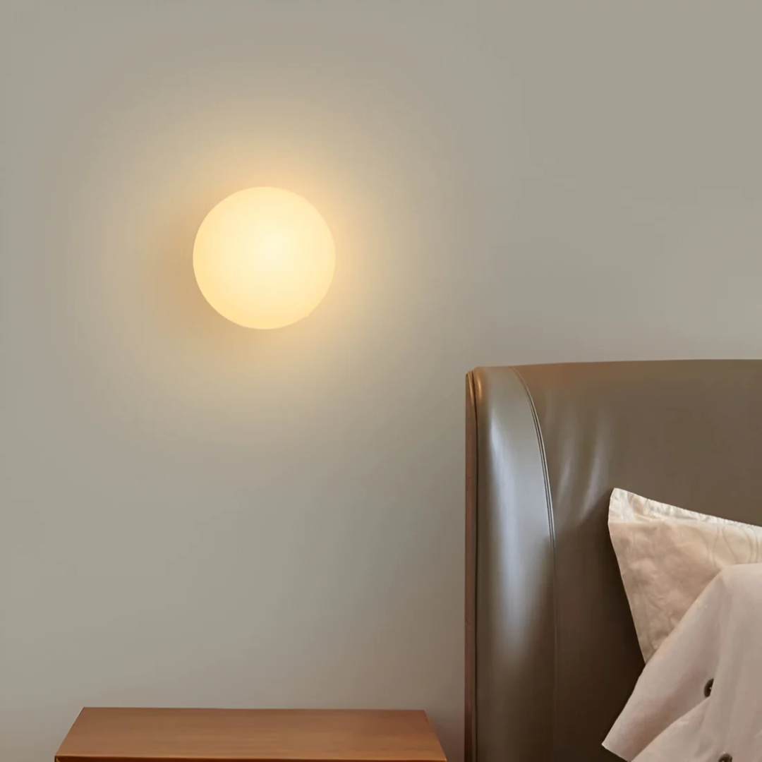 Siopsrl| Modern Glass Wall Light for Elegant Ambient Lighting