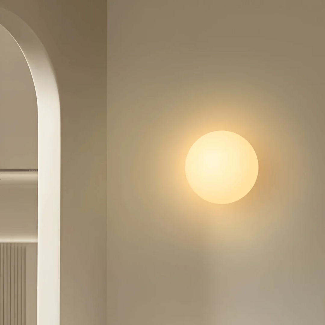 Siopsrl| Modern Glass Wall Light for Elegant Ambient Lighting