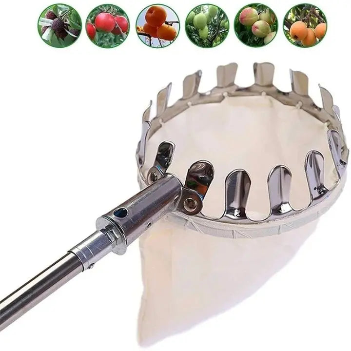 Siopsrl| Fruit picking basket – Lightweight & with interchangeable bag (16 cm head)