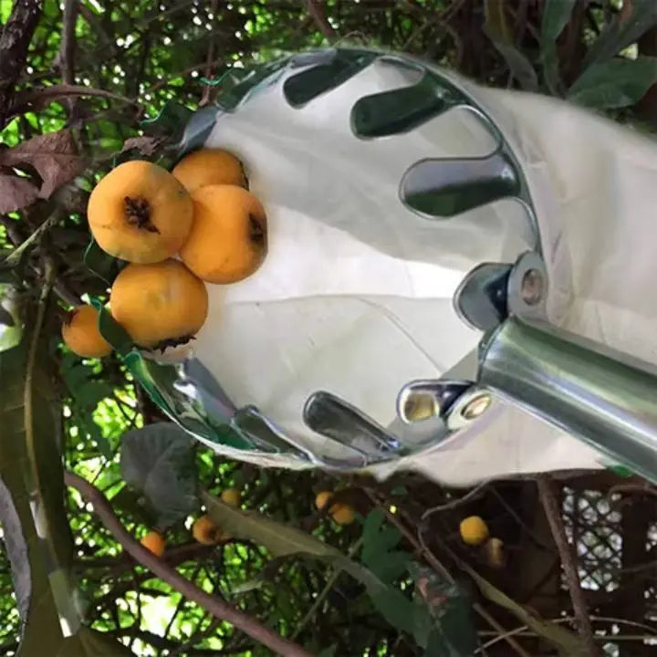 Siopsrl| Fruit picking basket – Lightweight & with interchangeable bag (16 cm head)
