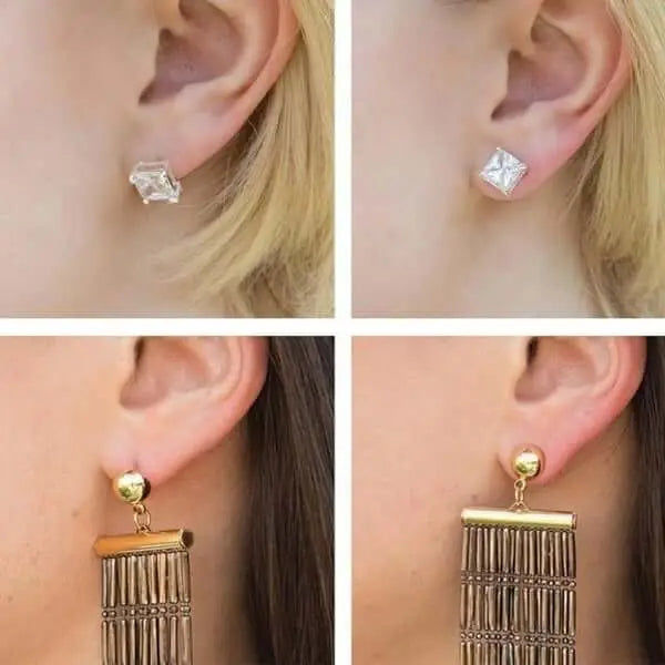 Siopsrl| Earring Stabilizer – For secure hold of heavy earrings without sagging