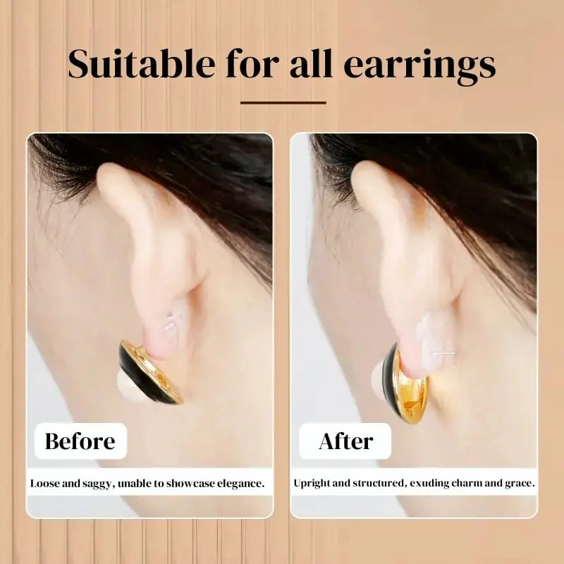 Siopsrl| Earring Stabilizer – For secure hold of heavy earrings without sagging