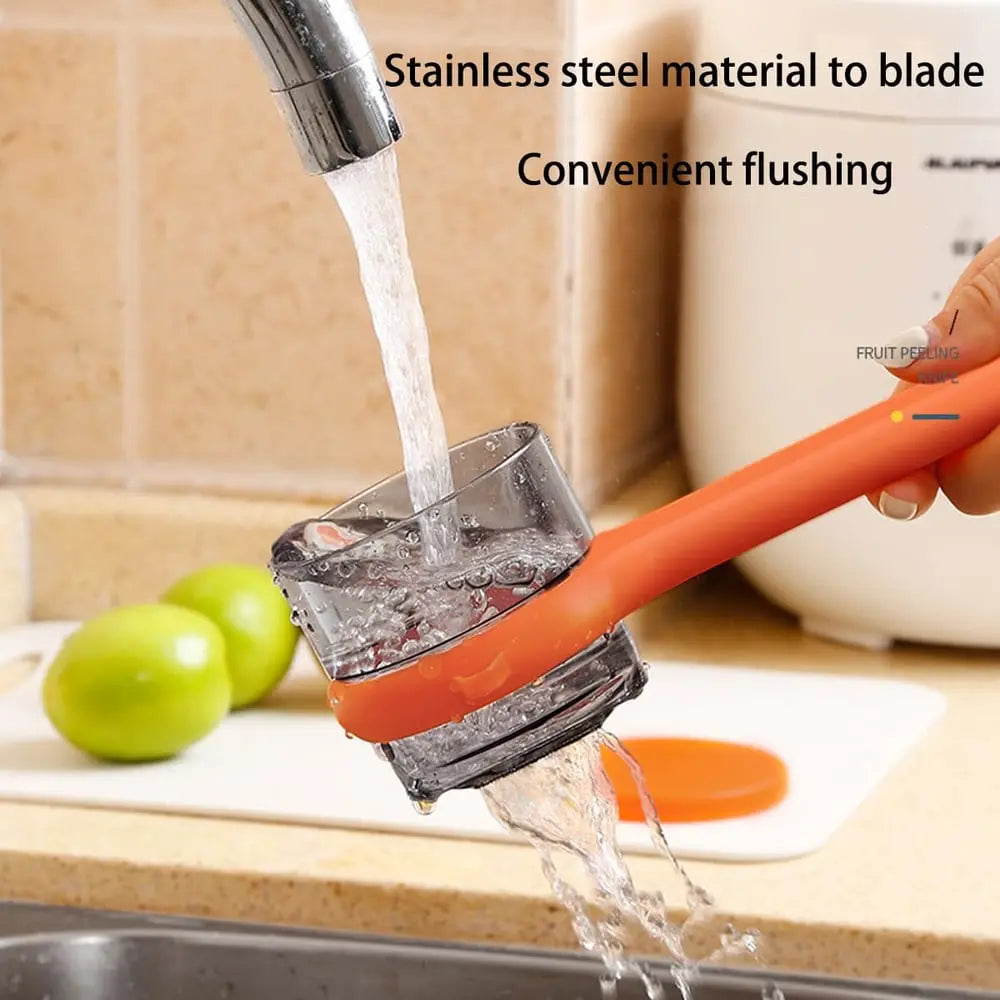 Siopsrl| Practical Peeler with Collection Container – clean peeling without waste
