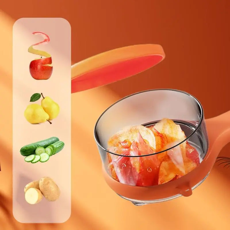 Siopsrl| Practical Peeler with Collection Container – clean peeling without waste