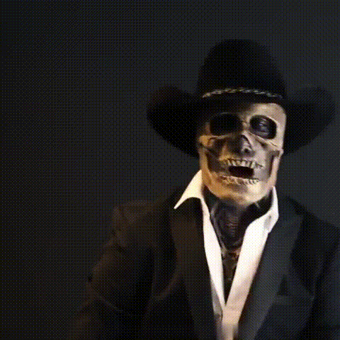 Siopsrl| Halloween Skull Mask with Brain Detail