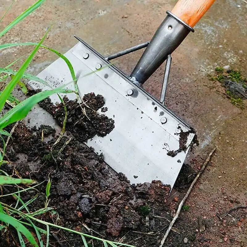 Siopsrl| Robust Garden Spade for Effortless Weed Removal