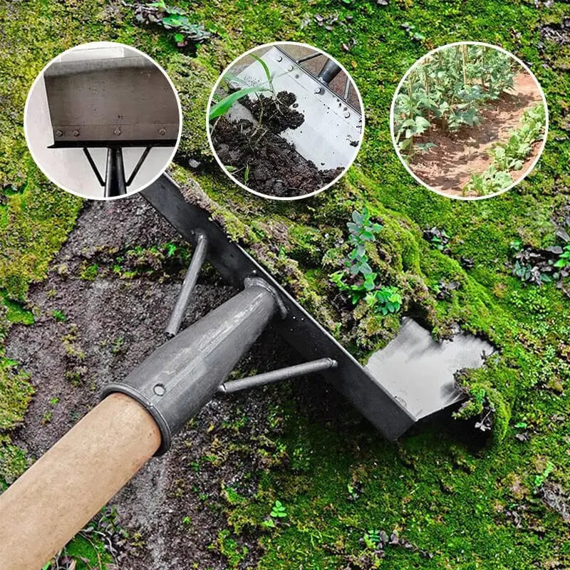 Siopsrl| Robust Garden Spade for Effortless Weed Removal