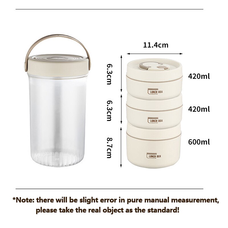 Siopsrl| Stackable Leak-Proof Thermal Lunch Box
