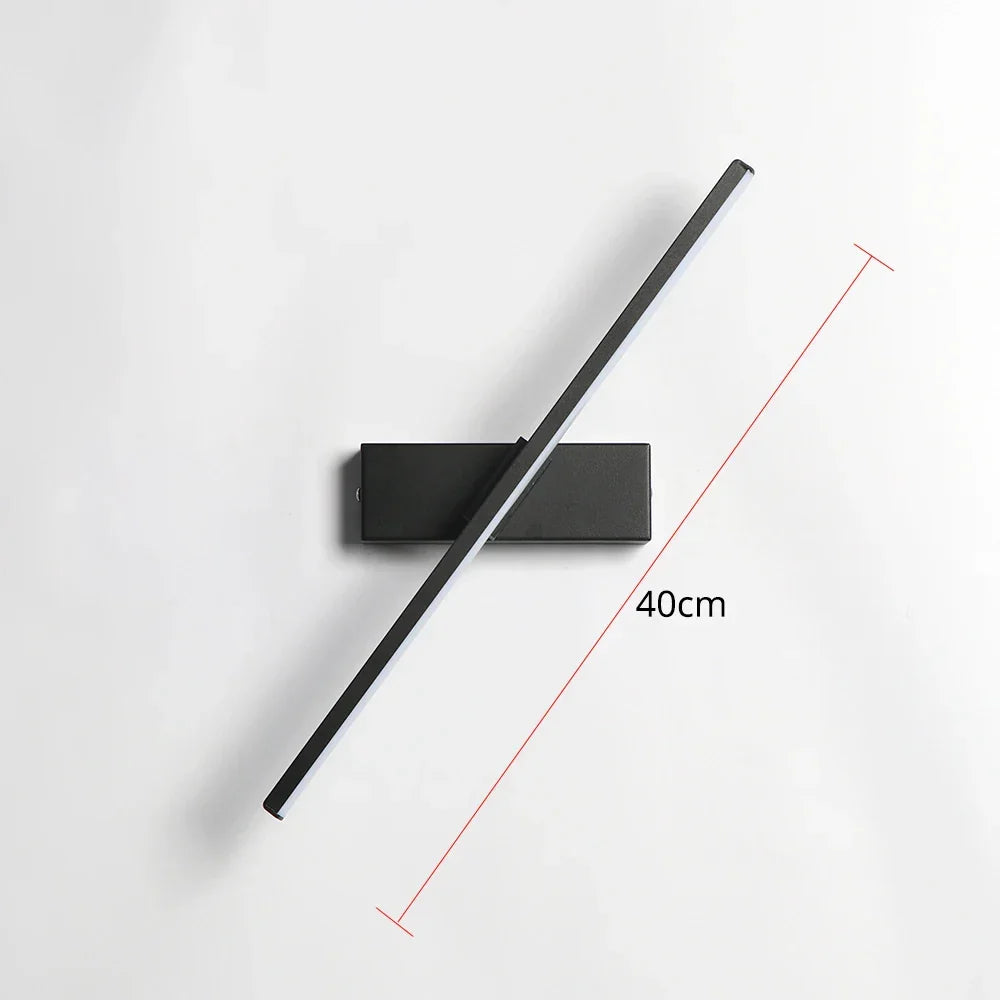 Siopsrl| AuroLite Adjustable LED Wall Light | 330° Swiveling | Modern Design for Bedroom & Living Room | Aluminum