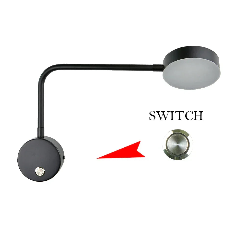 NordicGlow - Adjustable LED Wall Lamp for Modern Interior Siopsrl