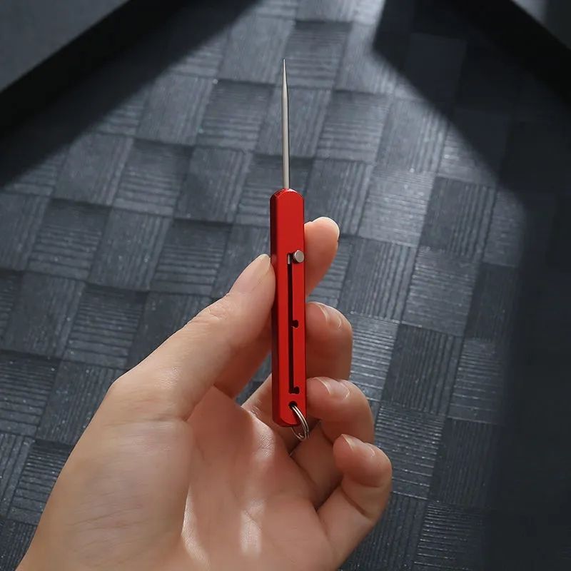 Siopsrl| Compact Titanium Outdoor Defense Tool Keychain