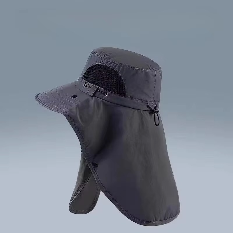 siopsrl | UV Protection Outdoor Sun Hat with Wide Brim and Neck Flap for Hiking, Fishing, and Camping