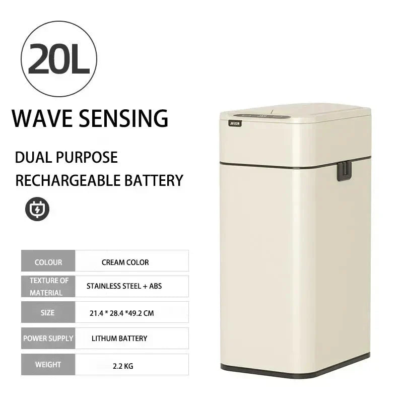 Siopsrl| Smart Stainless Steel Automatic Sensor Trash Bin