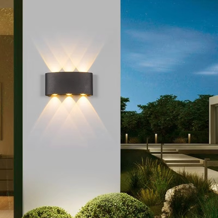 Siopsrl| Modern LED Wall Sconce - Versatile Indoor Lighting Fixture 4W, 6W, 8W