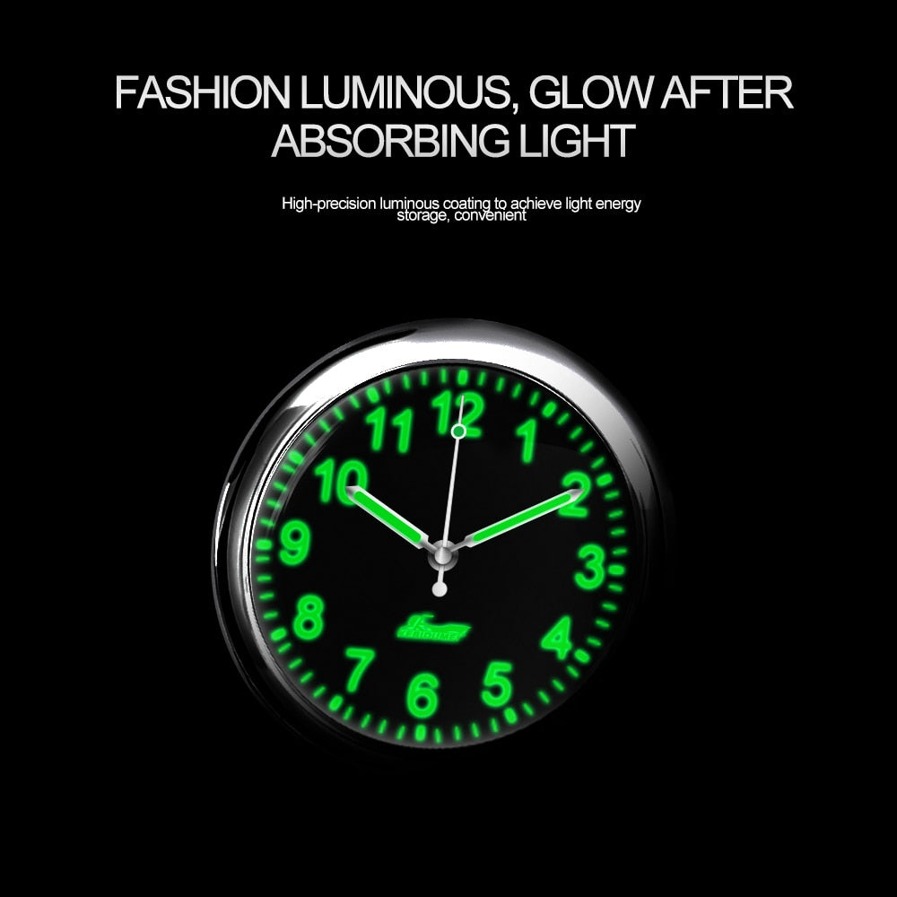 siopsrl | Stick-On Car Dashboard Luminous Clock