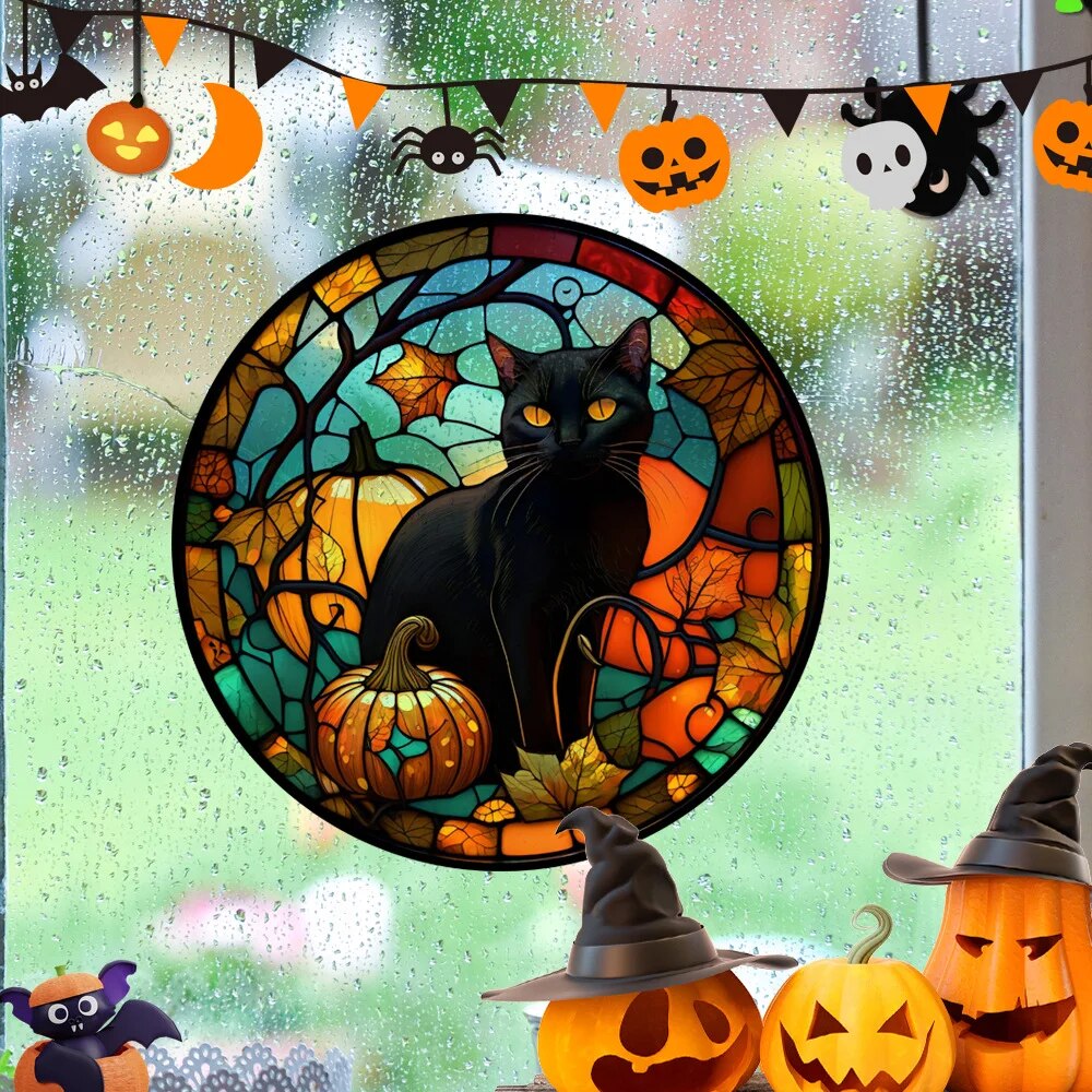 Siopsrl| Spooky Window Halloween Removable Stickers