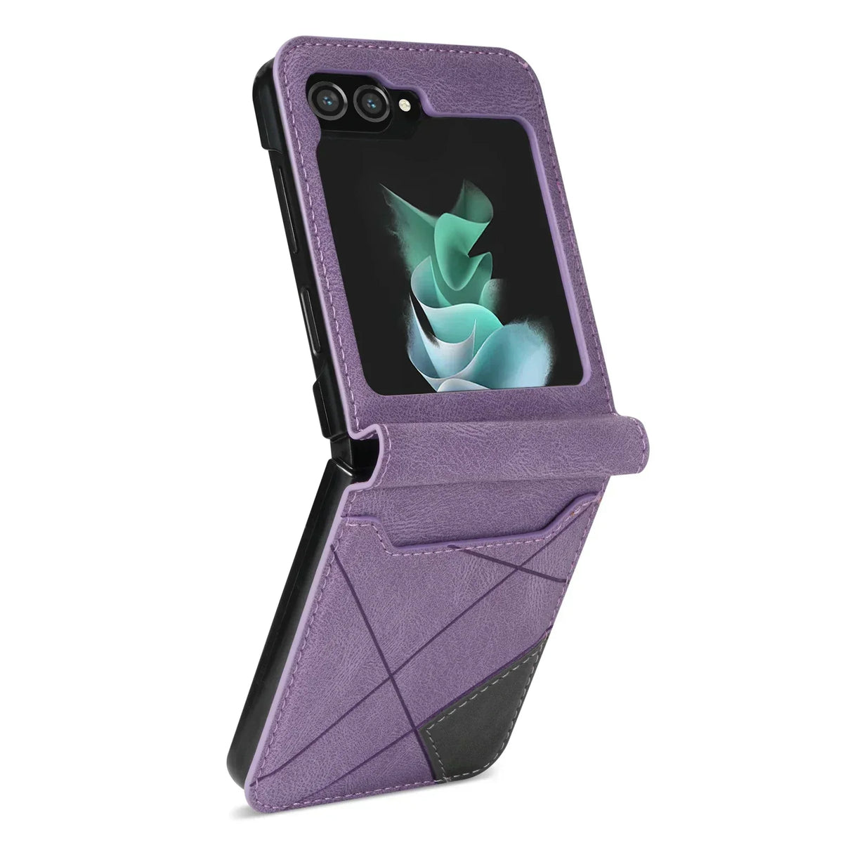 siopsrl | Leather Wallet Case for Samsung Galaxy Z Flip Series
