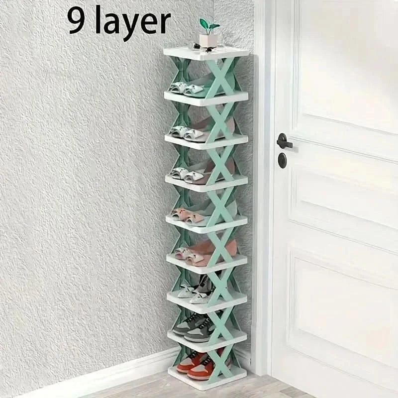 Siopsrl| Multi-layer shoe organizer for space-saving storage